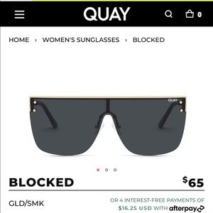 Quay Blocked Sunglasses